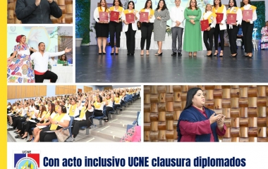 Con acto inclusivo UCNE clausura diplomados