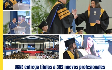 UCNE entrega títulos a 382 nuevos profesionales 